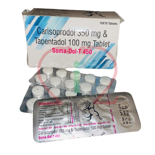 Carisoprodol 350mg Tapentadol 100mg