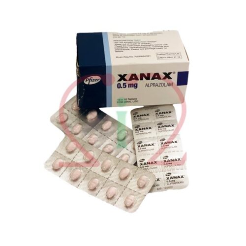 Pfizer Xanax Strips (Alprazolam) 0.5mg