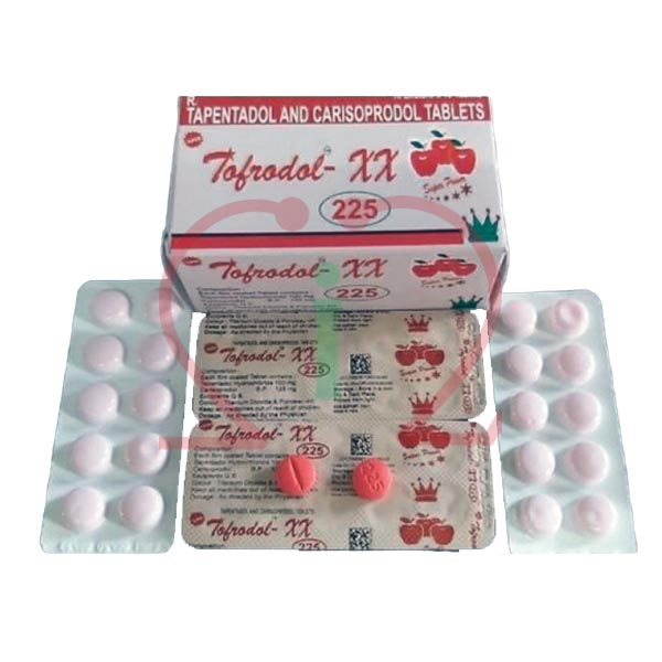 Red Apples - Carisoprodol and Tapentadol 225mg