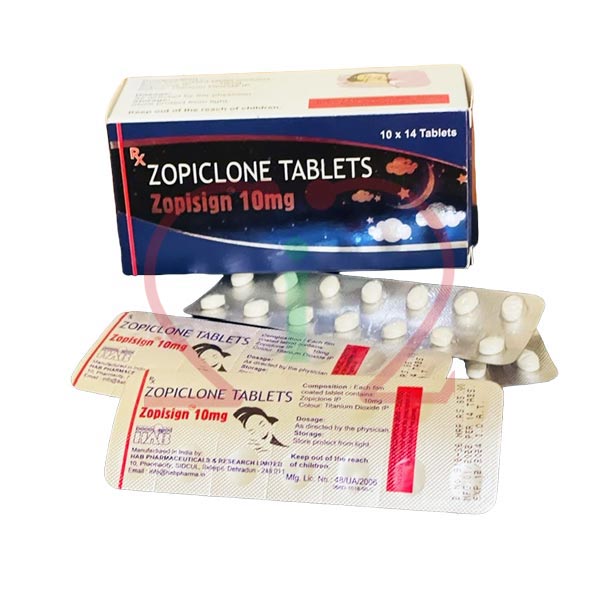 Zopisign - Zopiclone Tablets 10mg